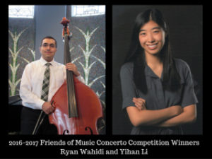 student musicians Ryan Wahidi and Yihan Li