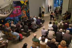 musicians perform at Kemper Art Museum