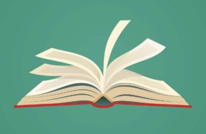 Illustration of an open book