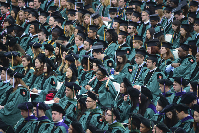 crowd at Commencement