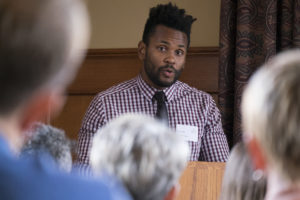 Aaron Coleman speaks