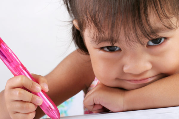 Toddlers begin learning rules of reading, writing at very early age