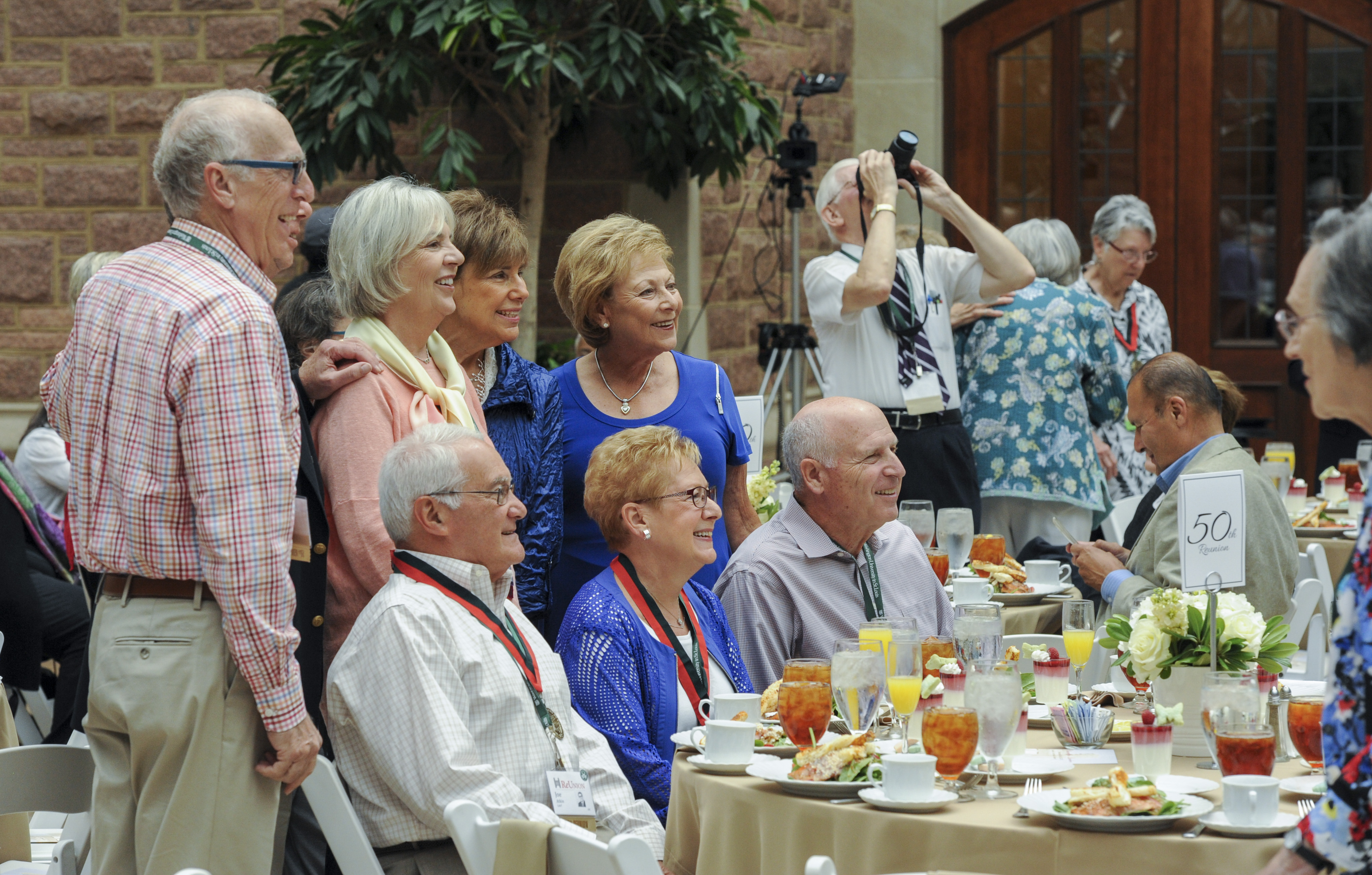 Chancellor’s Luncheon (Crowder Courtyard in Anheuser-Busch Hall), May 20, 2017. (Joe Angeles/WUSTL Photos)