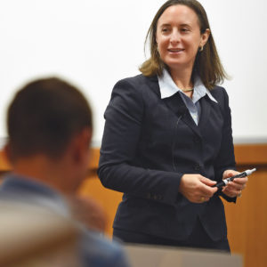 Hillary Anger Elfenbein, the John Wallace Jr. and Ellen Wallace Distinguished Professor at the Olin Business School, is an expert on the impact of emotions in the workplace. (Photo: James Byard)