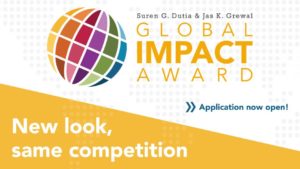 Flyer for Global Impact Award