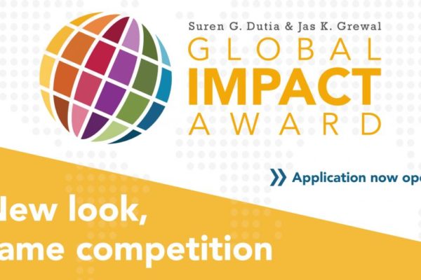 Applications now open for Global Impact Award