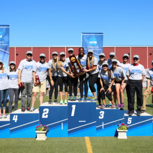 Womens outdoor track win 2017