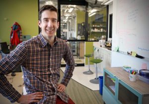 Keith Hengen in his lab