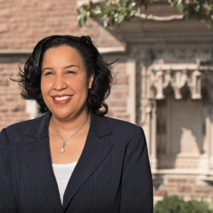 ShaAvhrée Buckman-Garner, AB ’92, MD ’99, PhD ’99, FAAP, is director of the Office of ­Translational Sciences in the Center for Drug Evaluation and Research at the FDA, overseeing 600 employees. (Joe Angeles/WUSTL Photos)