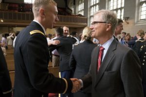 ROTC commissioning cadets