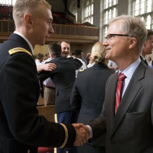 ROTC commissioning cadets