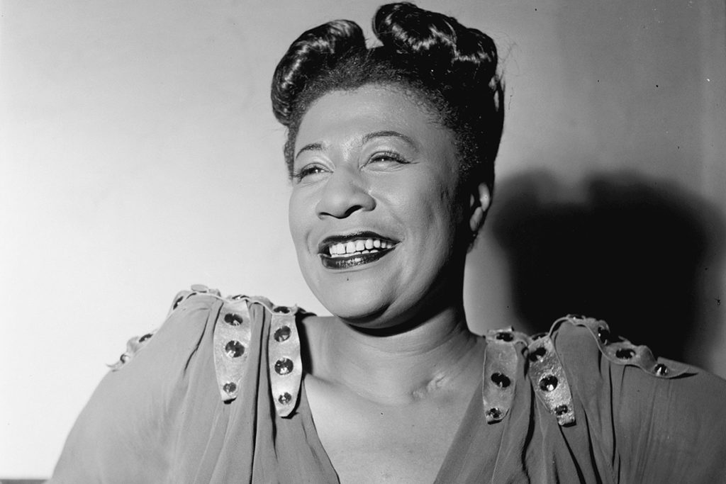 jazz singer Ella Fitzgerald