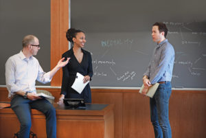Sociology faculty: David Cunningham, Adia Harvey Wingfield, Jake Rosenfeld