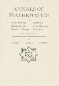 Annals of Mathematics