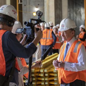 Chancellor Wrighton on east end site