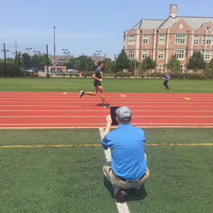 Washington University student running