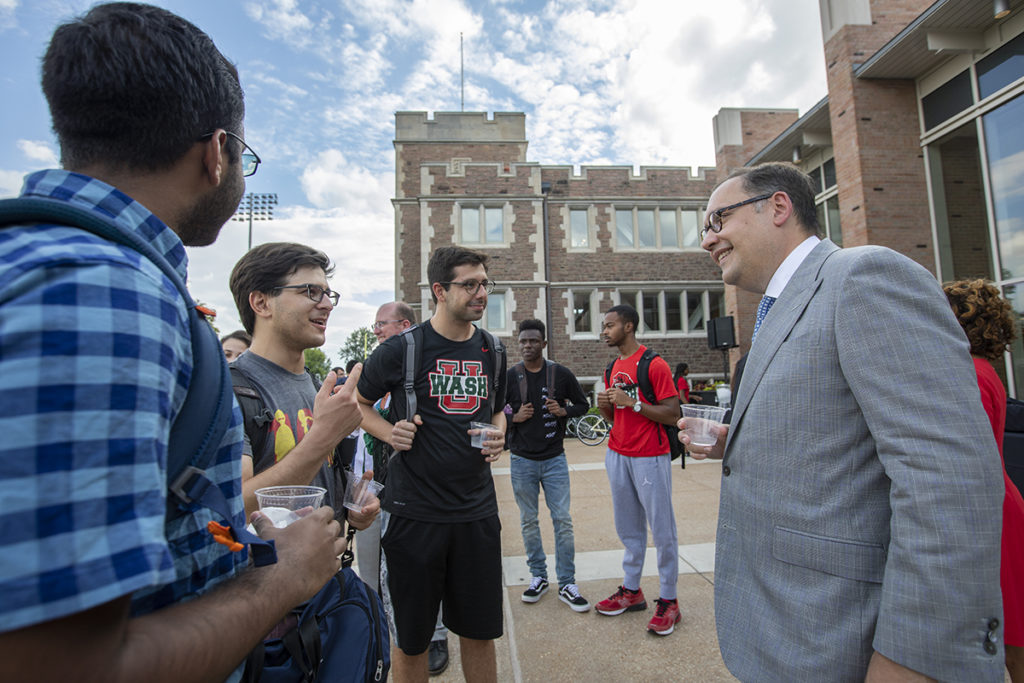 Andrew Martin and students
