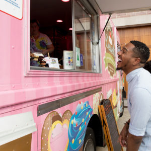 food trucks at Olin