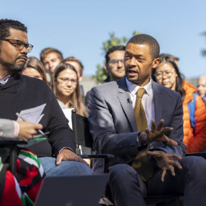 MSNBC live broadcast from campus