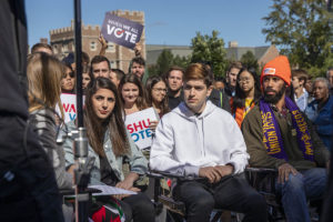 MSNBC live broadcast from campus