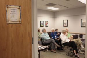 A Lifelong Learning Institute class on the West Campus.