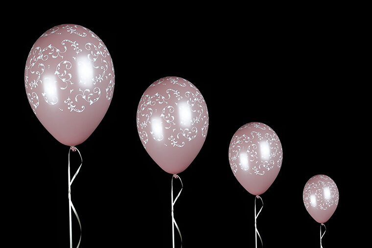 Helium balloons