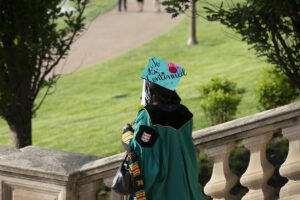 student at Commencement