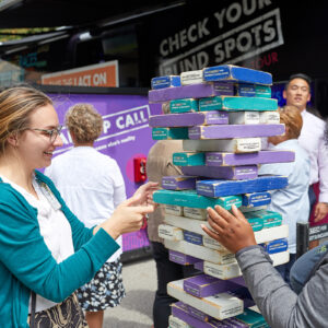 Check Your Blind Spots bus tour