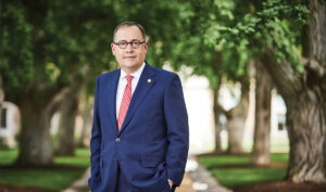 Andrew Martin, a quantitative political scientist, became the university’s 15th chancellor June 1, 2019. His official inauguration is scheduled for Oct. 3, 2019. (Photo: Jay Fram)