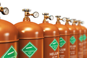 Helium cylinder