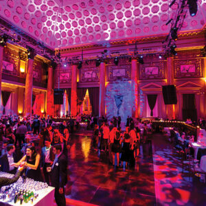 Washington University Young Alumni Gala event at Capitale Event Space on the Bowery in New York City. (Photo: Jennifer Weisbord, BFA ’92)