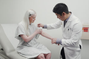 Brian Kim and patient