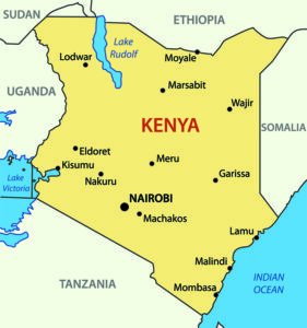 Kenya map