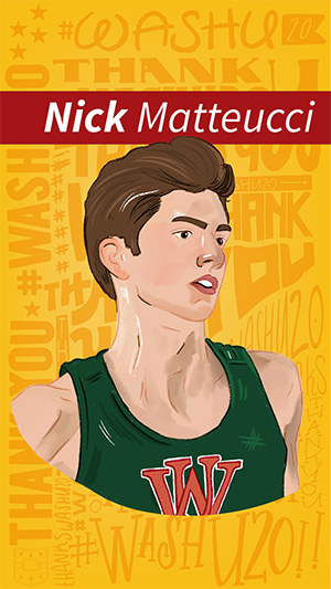 Illustration of Nick Matteucci