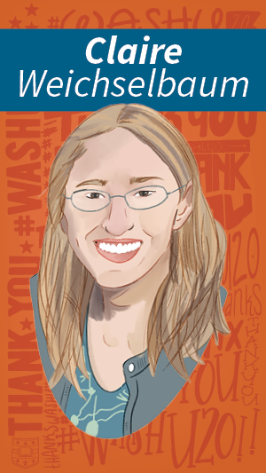 Illustration portrait of Claire Weichselbaum