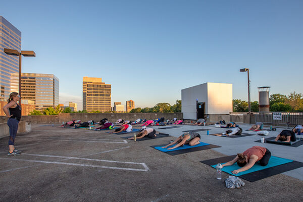 Local gym moves classes to West Campus garage