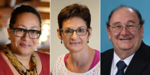 Adrienne Davis, Joan Luby and Douglas Covey