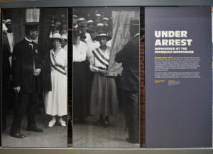 The Lucy Burns Museum opened in January 2020 paying tribute to the 72 women imprisoned at the Occoquan Workhouse for picketing for the right to vote in 1917. (Courtesy photo)