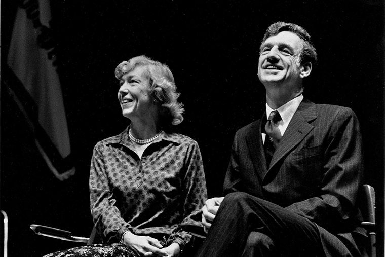 Bill and Ibby Danforth attend a Jan. 6, 1978, ceremony in which Bill received the St. Louis Globe-Democrat’s 1977 Man of the Year award.