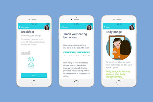 College students access eating disorders therapy via phone app