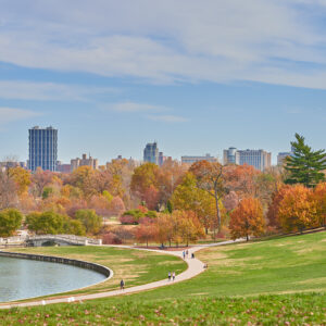 Medical Campus skyline in autumn