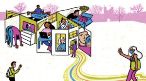 (Illustration: Vidhya Nagarajan, BFA ’10)