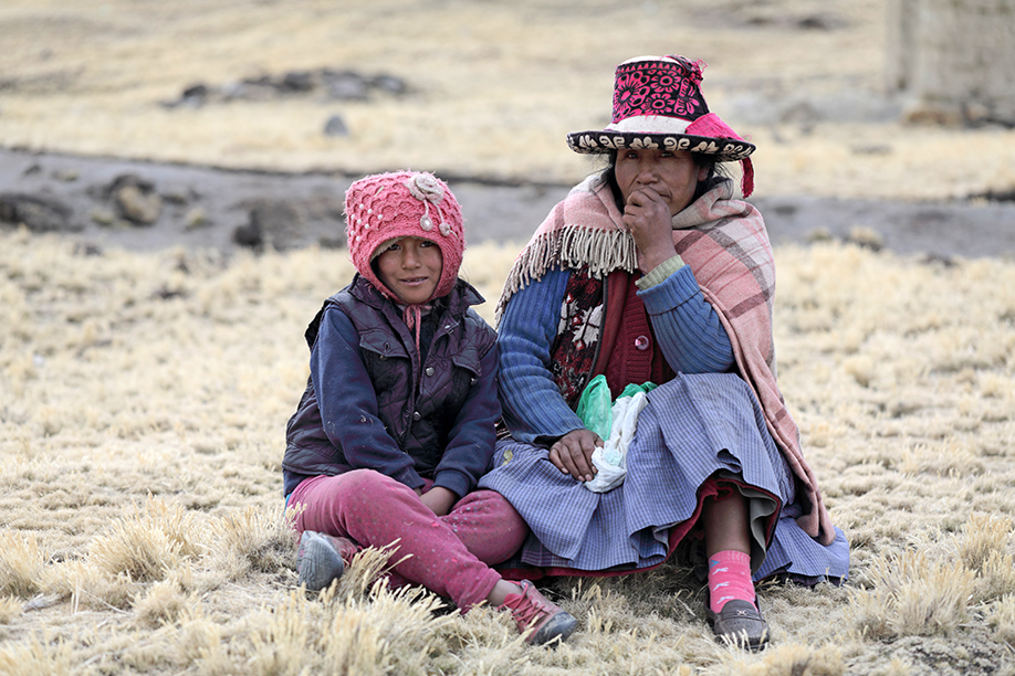 In marginal environments — geographic places where it is already difficult to eke out an existence, like at high-altitude Lake Sibinacocha — climate change has an amplified effect on the way people live. (Photo: Tom Malkowicz)