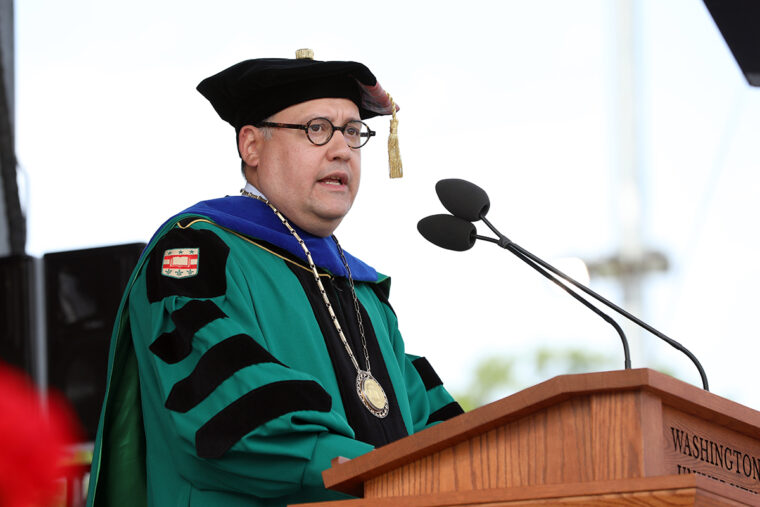 Andrew Martin at Commencement