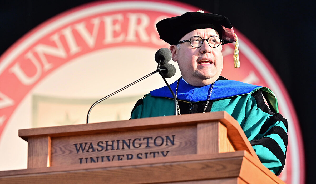 Chancellor Martin at Commencement