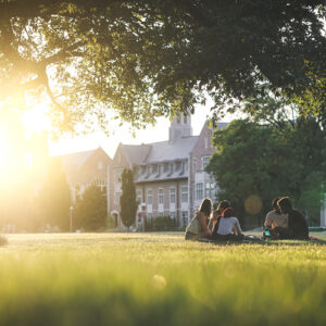 students on Mudd Field