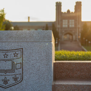 Brookings Hall at sunset