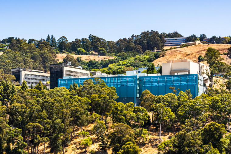 Aerial shot of Lawrence Berkeley National Laboratory