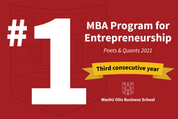 Olin’s MBA entrepreneurship program earns top ranking