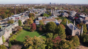 Danforth Campus where new A&S building will go, west of Olin Library.